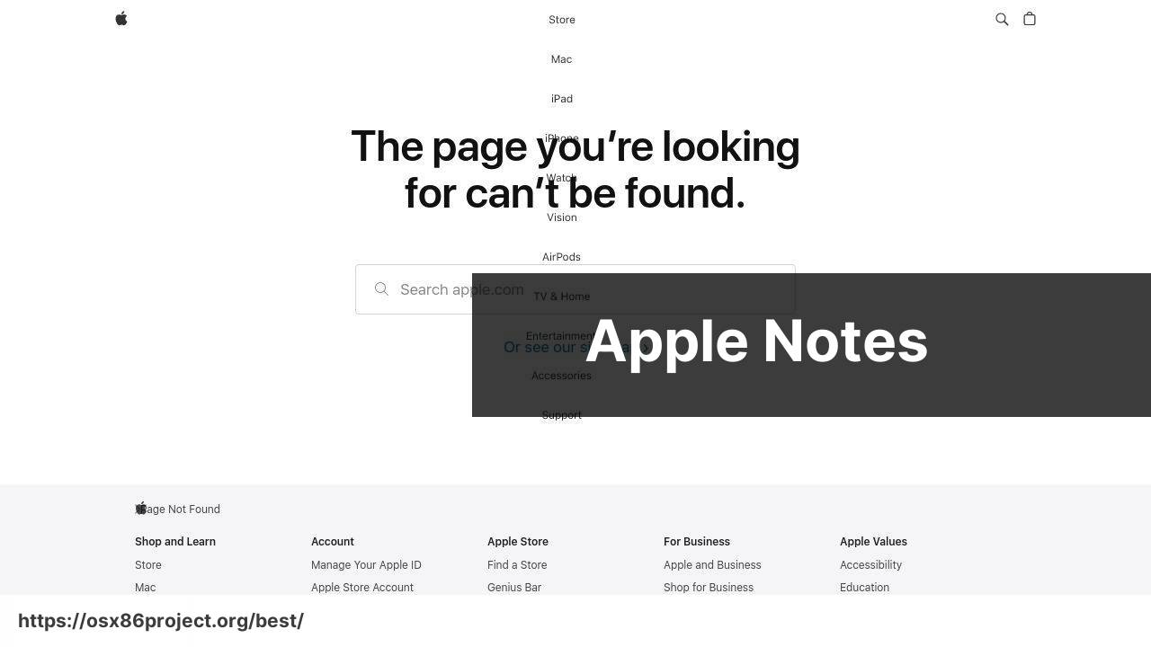 https://apple.com/notes screenshot