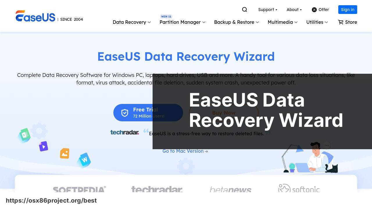 https://www.easeus.com/data-recovery-software/ screenshot