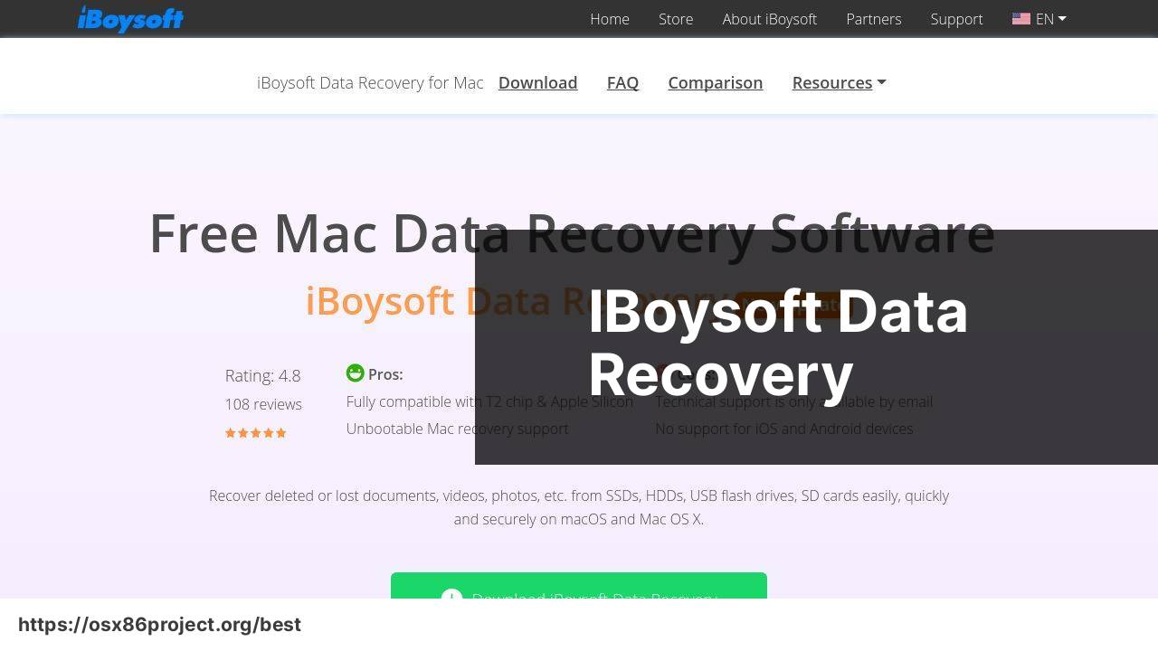 https://www.iboysoft.com/mac-data-recovery/free-mac-data-recovery.html screenshot