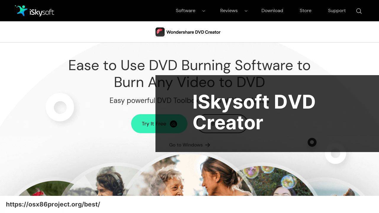 https://www.iskysoft.com/dvd-creator-mac.html screenshot