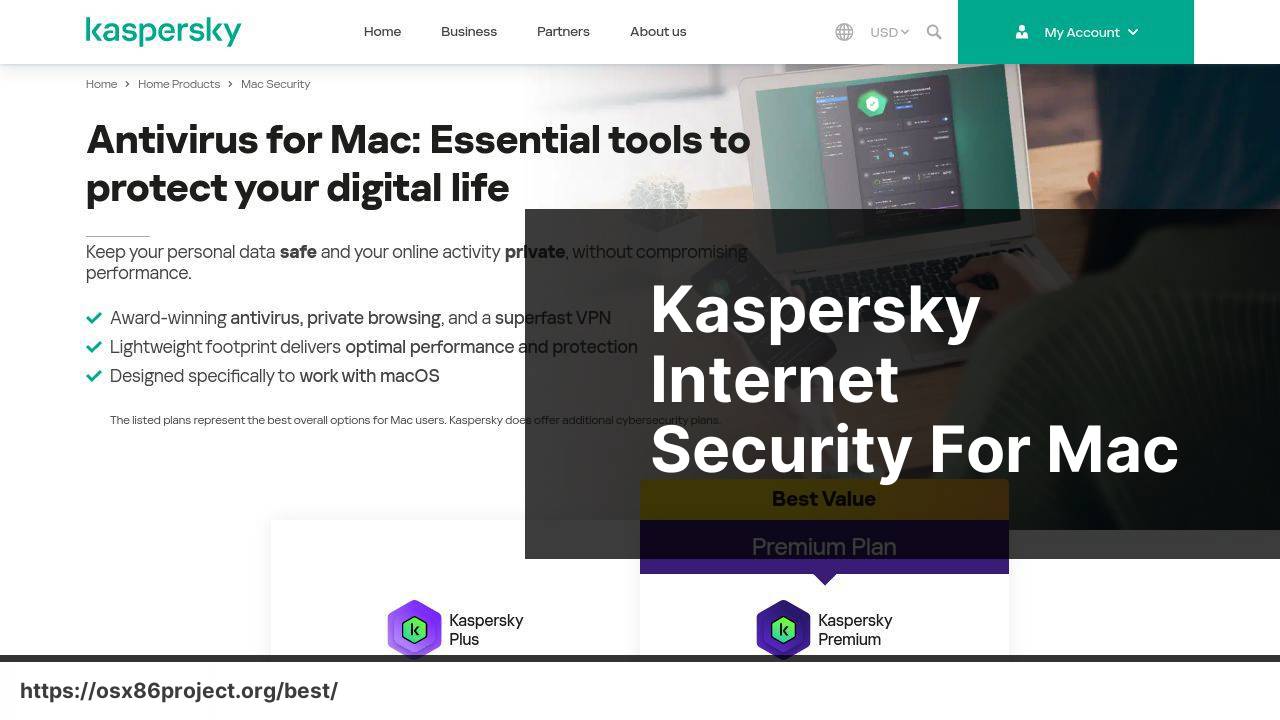 https://www.kaspersky.com/mac-security screenshot