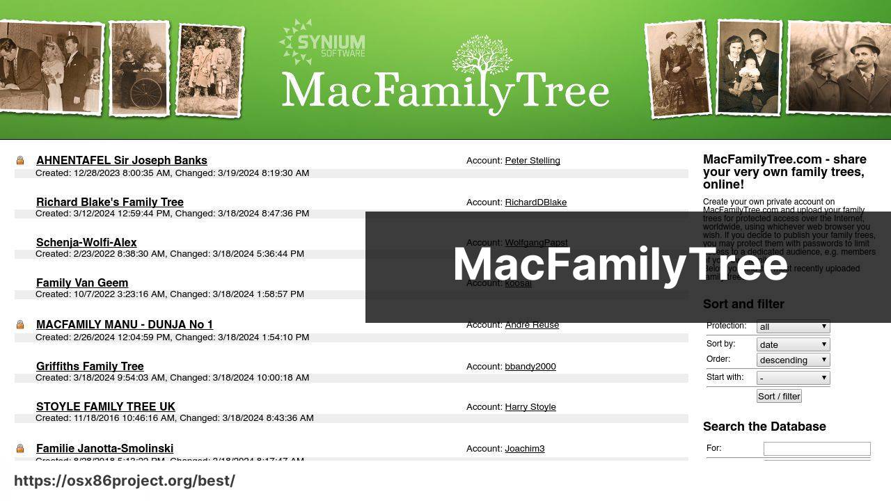 https://www.macfamilytree.com/ screenshot