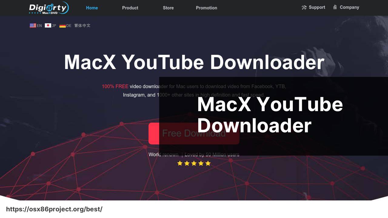 https://www.macxdvd.com/free-youtube-video-downloader-mac/ screenshot
