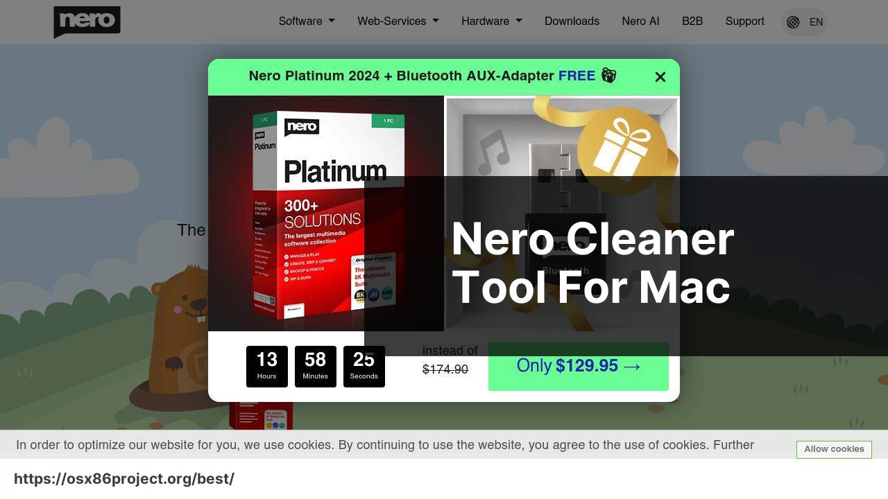 https://www.nero.com/enu/products/nero-cleaner/ screenshot