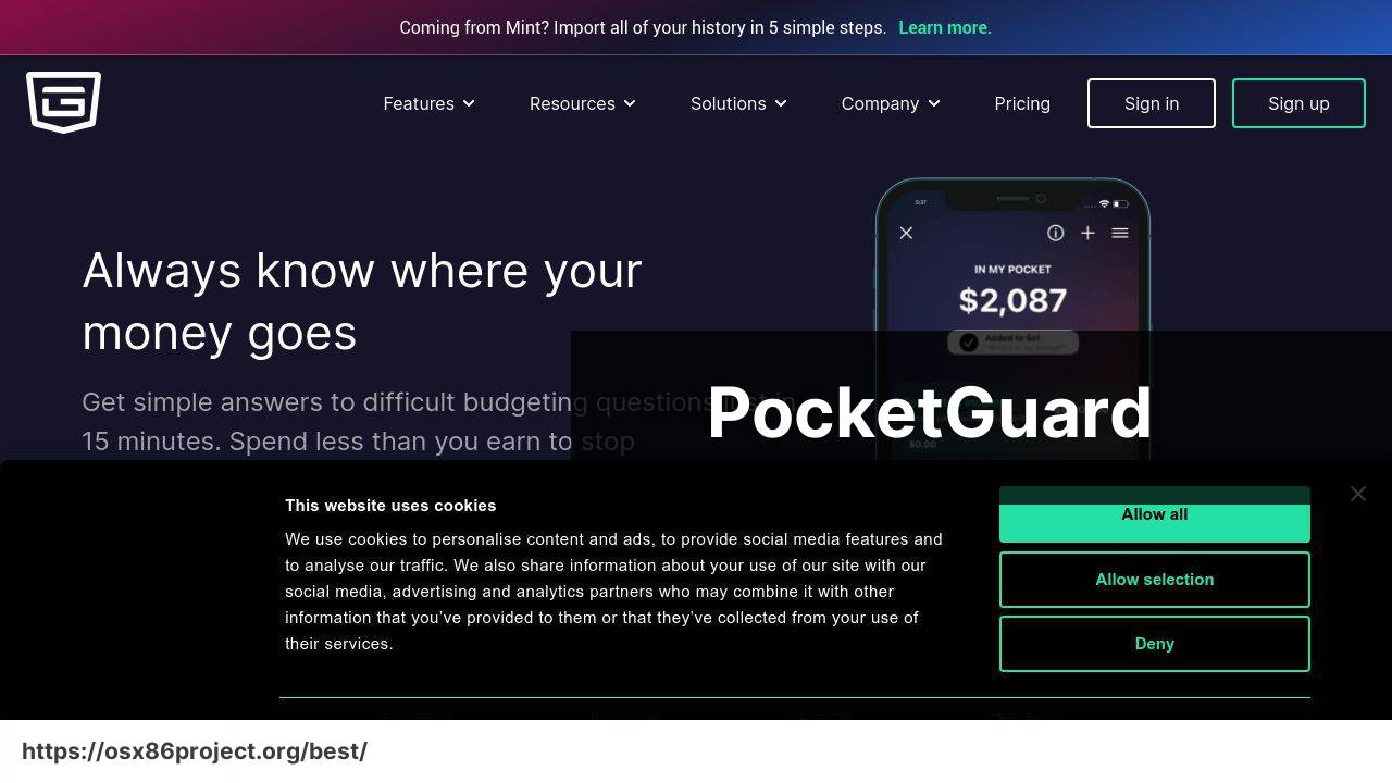 https://www.pocketguard.com/ screenshot