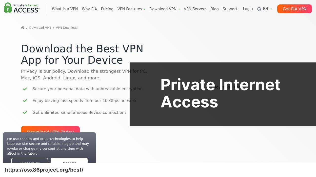 https://www.privateinternetaccess.com/pages/download screenshot