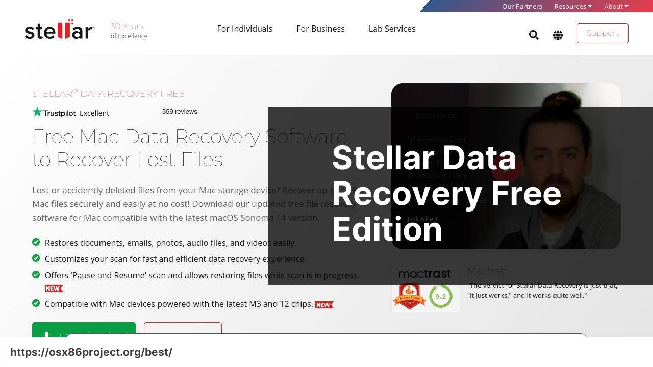 https://www.stellarinfo.com/free-mac-data-recovery.php screenshot