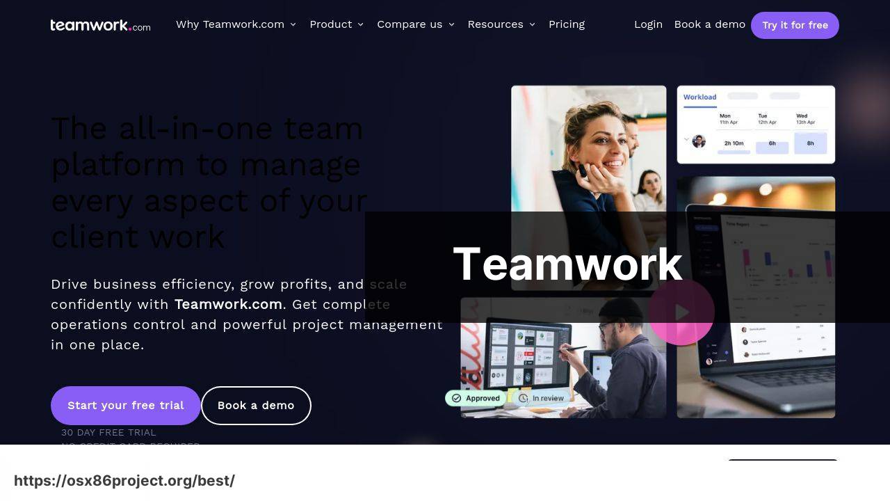 https://www.teamwork.com screenshot