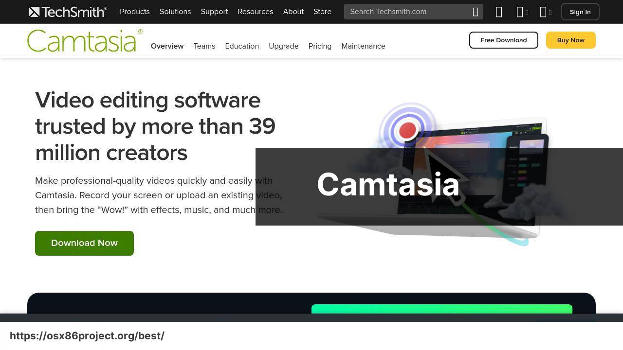 https://www.techsmith.com/video-editor.html screenshot