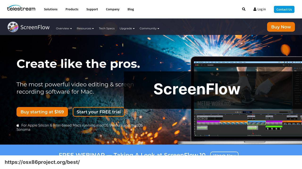 https://www.telestream.net/screenflow/ screenshot