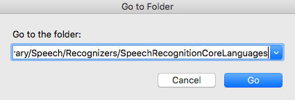 go to SpeechRecognition folder