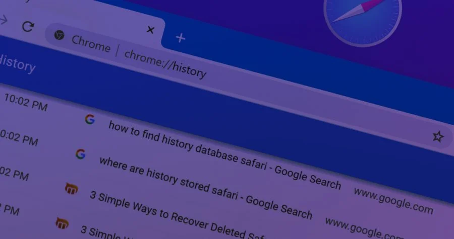 How to Recover Deleted History on a Mac for Google Chrome or Safari