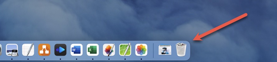 trash icon mac highlighted