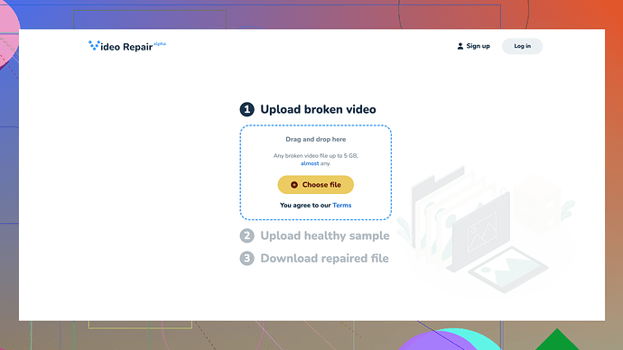 Clever Online Video Repair Screenshot