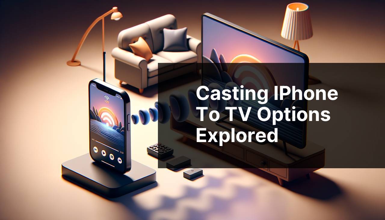 Casting iPhone to TV Options Explored