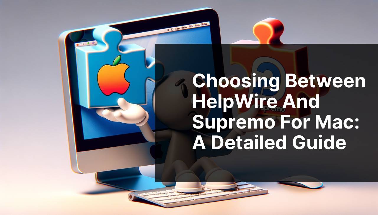 Choosing Between HelpWire and Supremo for Mac: A Detailed Guide