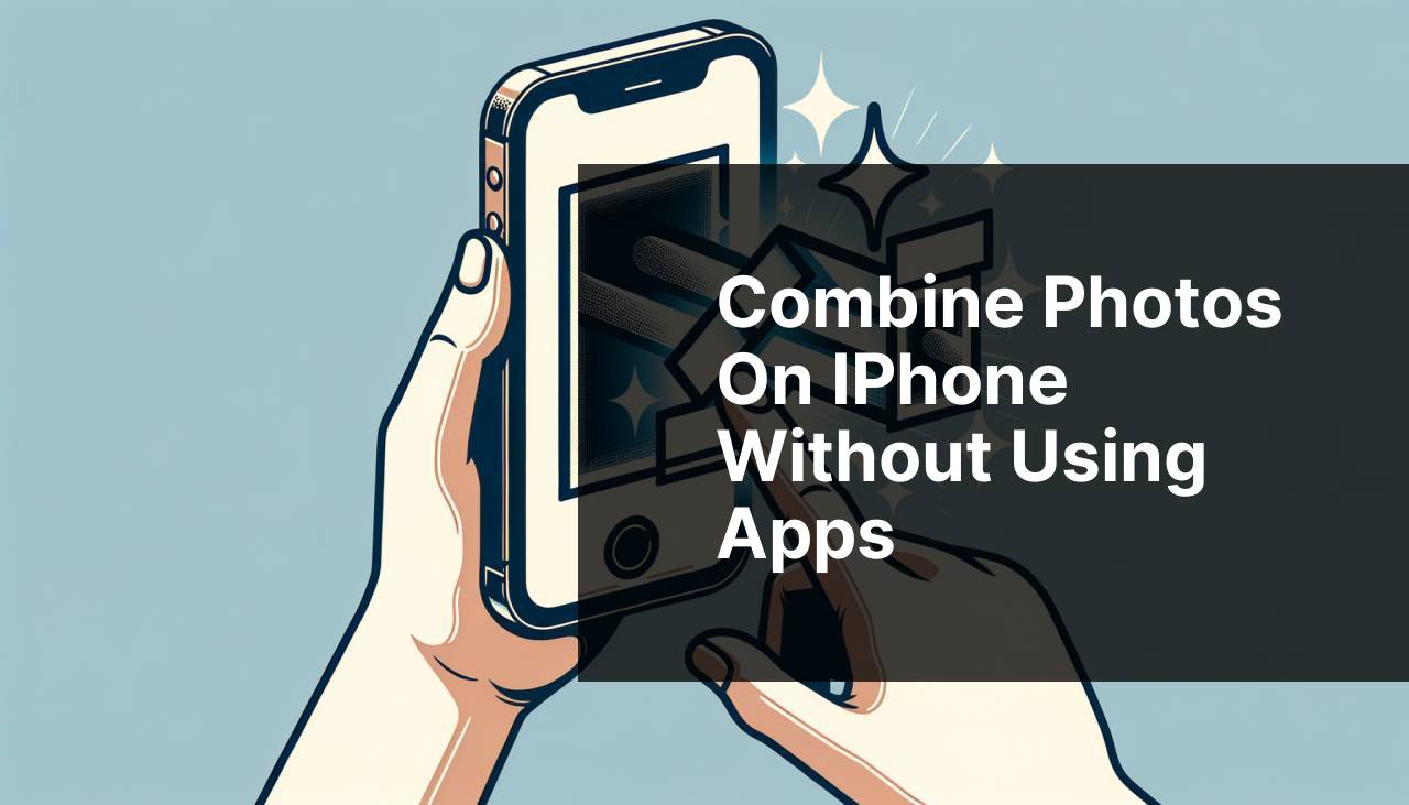 Combine Photos on iPhone Without Using Apps