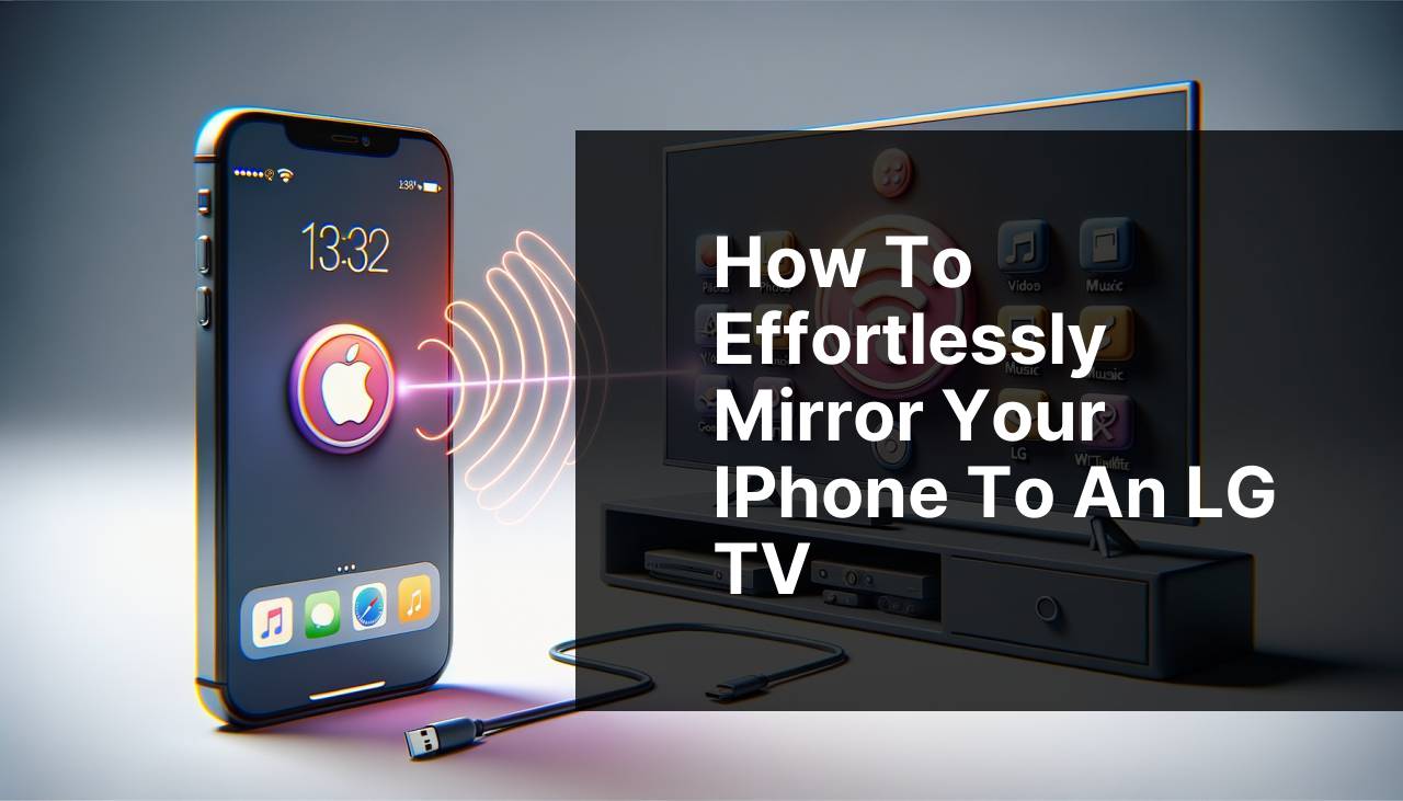 How to Effortlessly Mirror Your iPhone to an LG TV