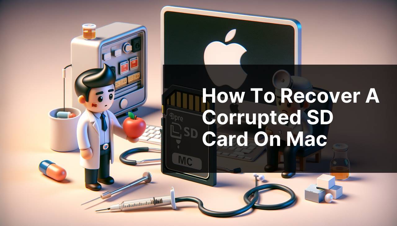 How to Recover a Corrupted SD Card on Mac