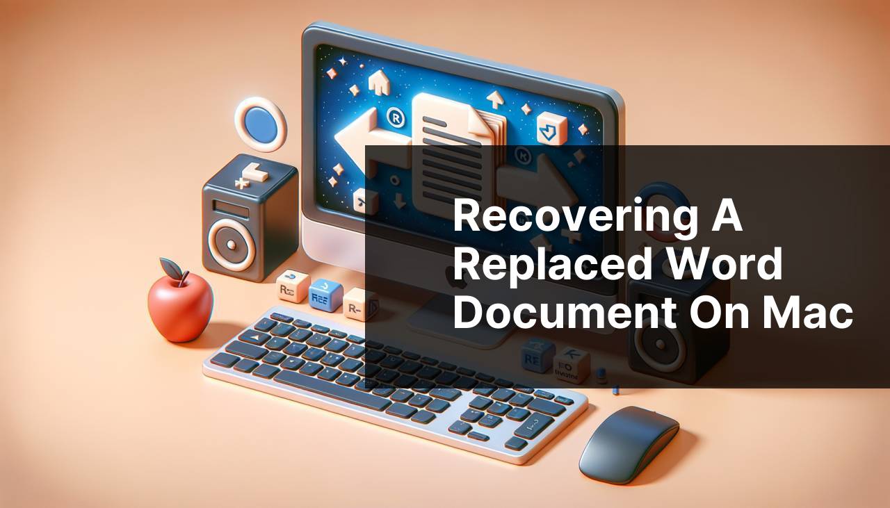 Recovering a Replaced Word Document on Mac