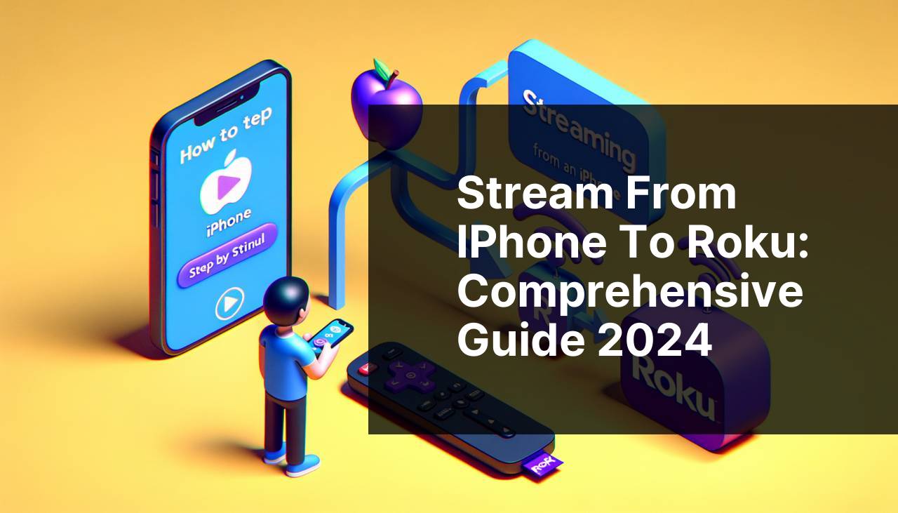 Stream from iPhone to Roku: Comprehensive Guide 2024