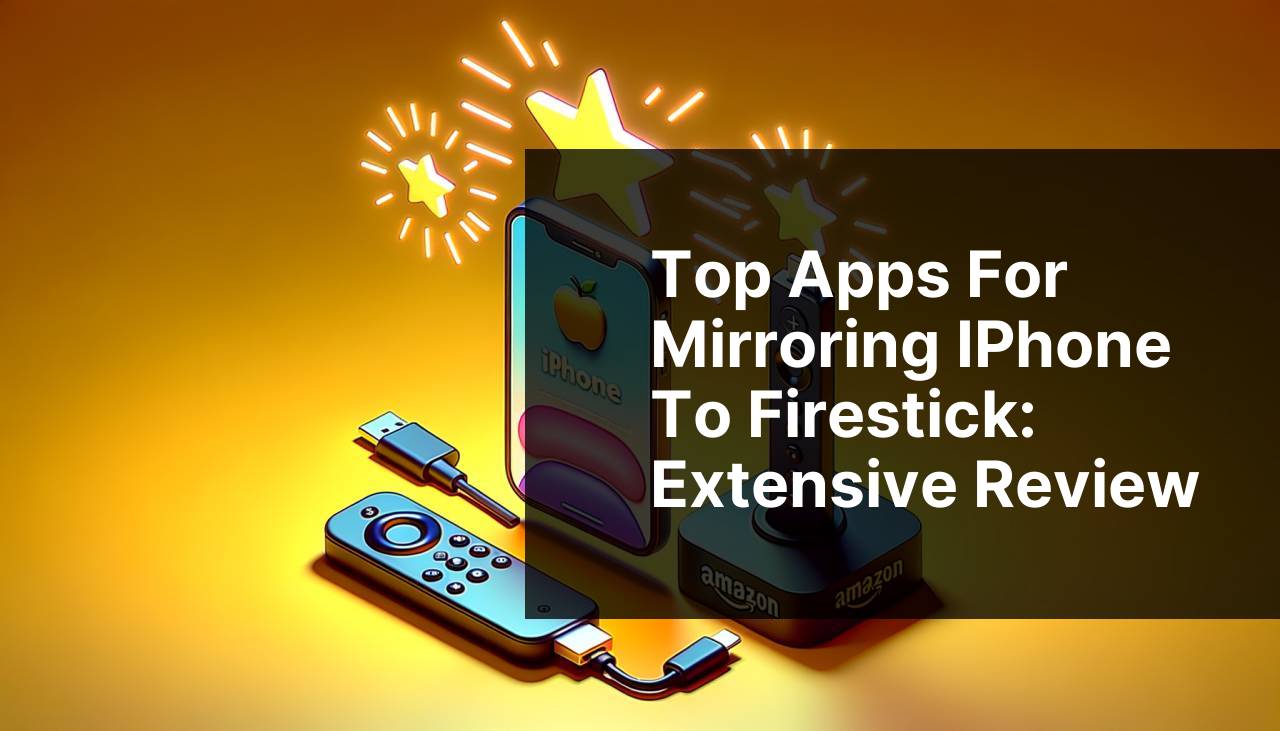 Top Apps for Mirroring iPhone to Firestick: Extensive Review