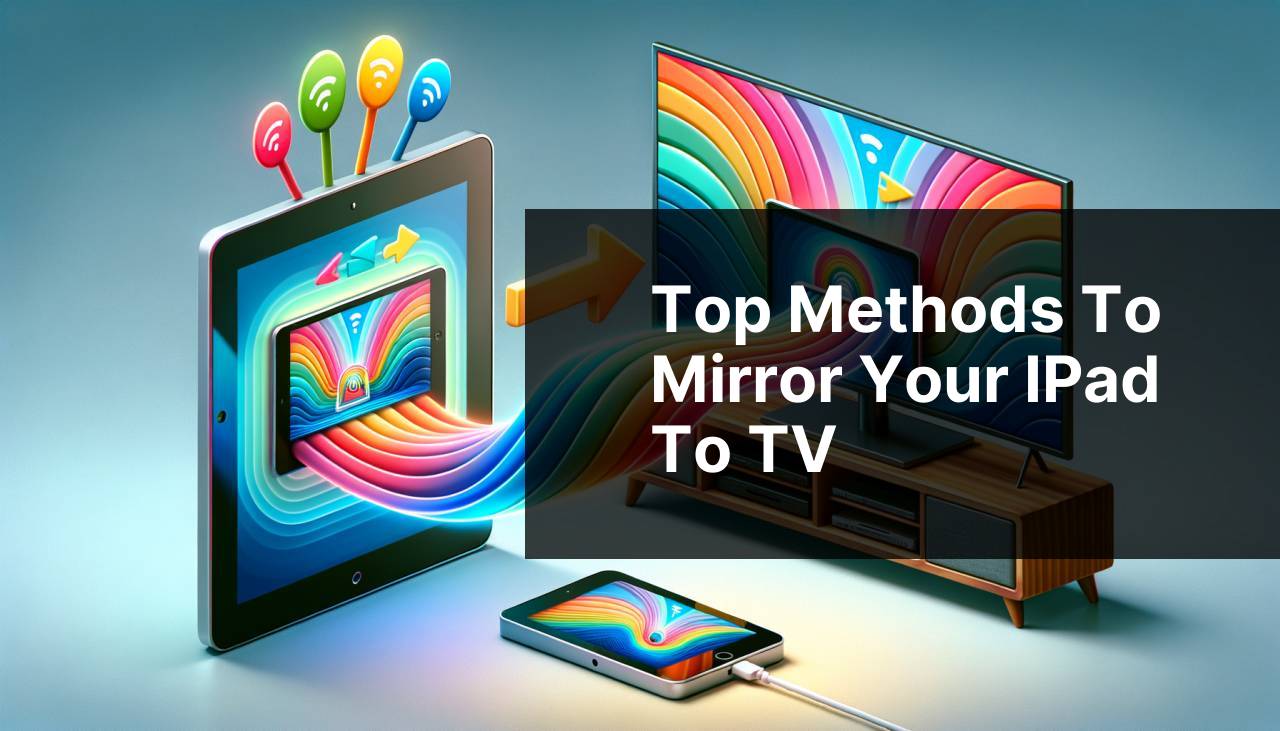 Top Methods to Mirror Your iPad to TV