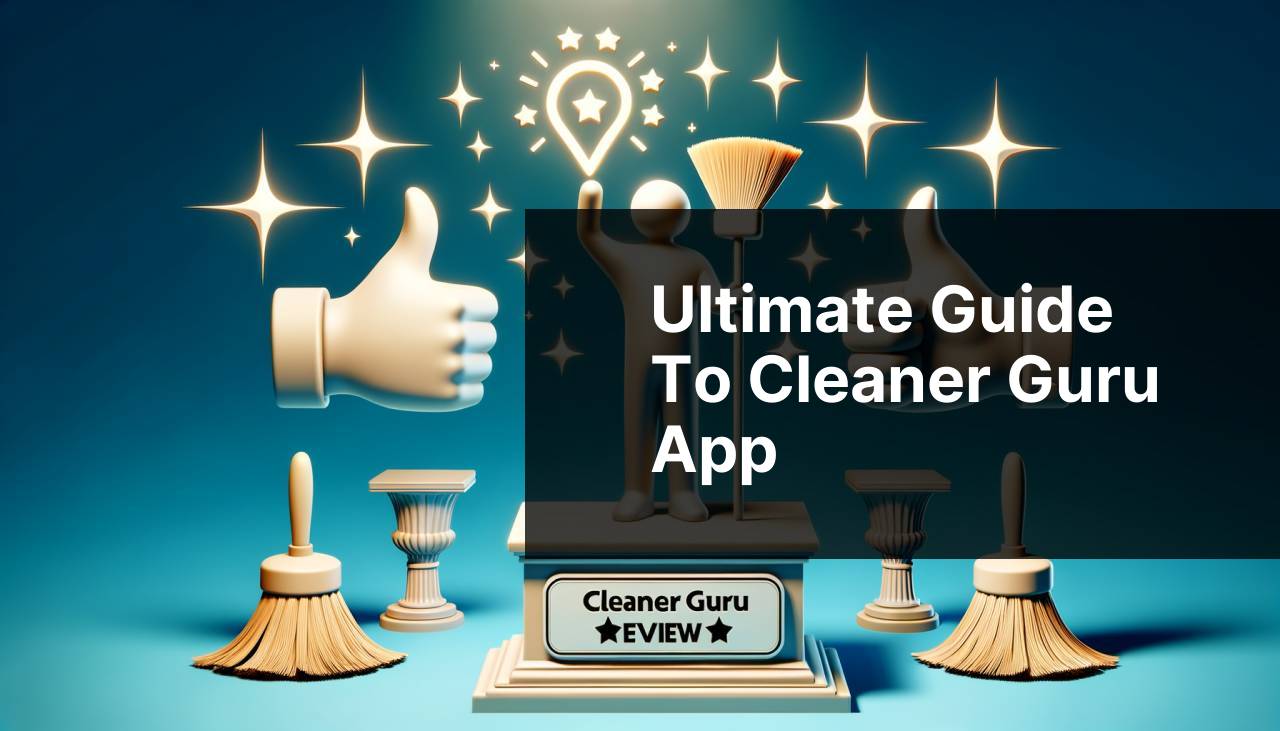 Ultimate Guide to Cleaner Guru App