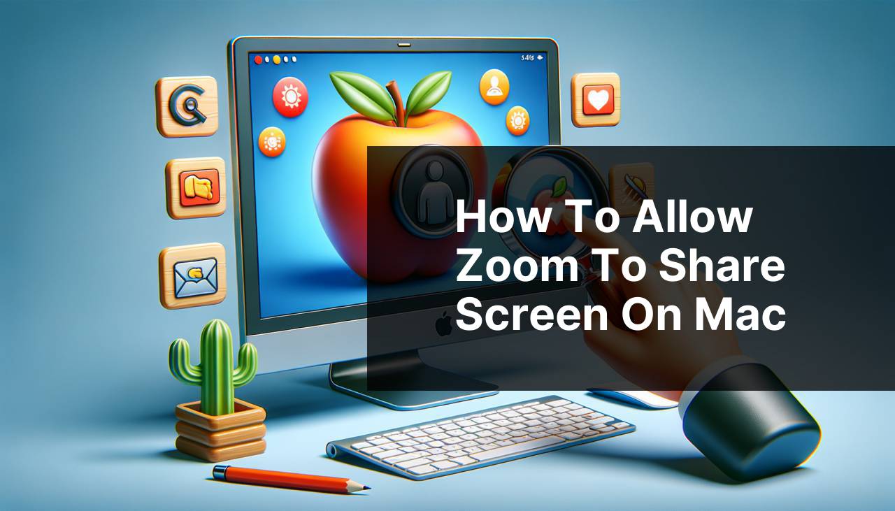 how to allow zoom to share screen on mac