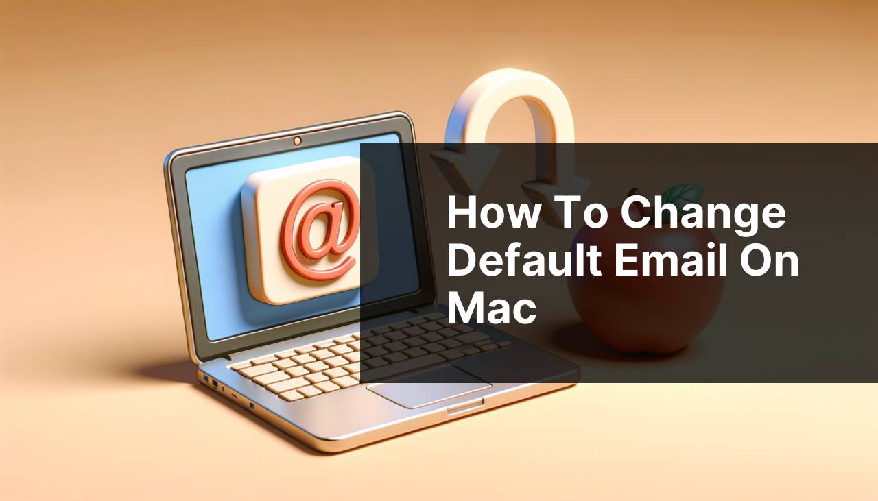 how to change default email on mac