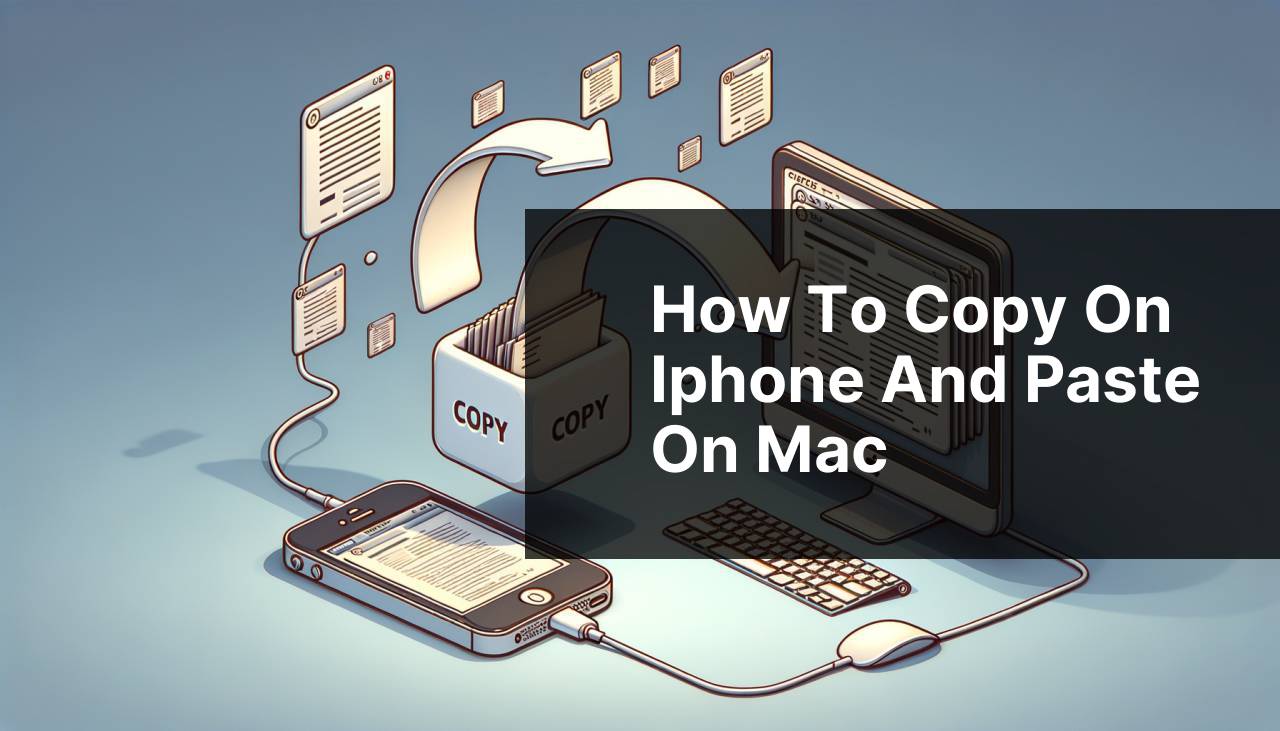 how to copy on iphone and paste on mac