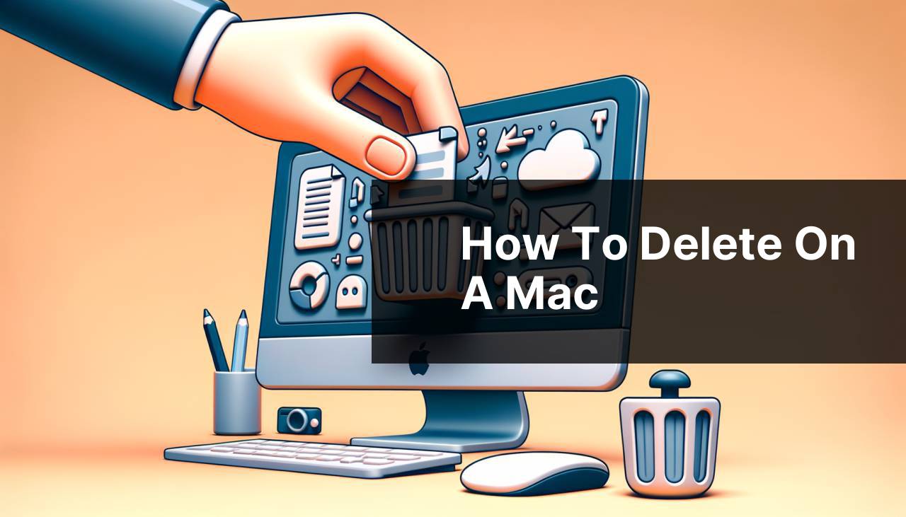 how to delete on a mac