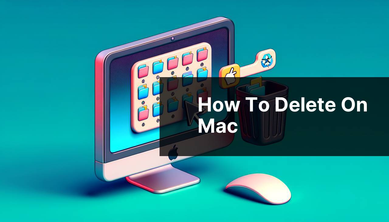 how to delete on mac