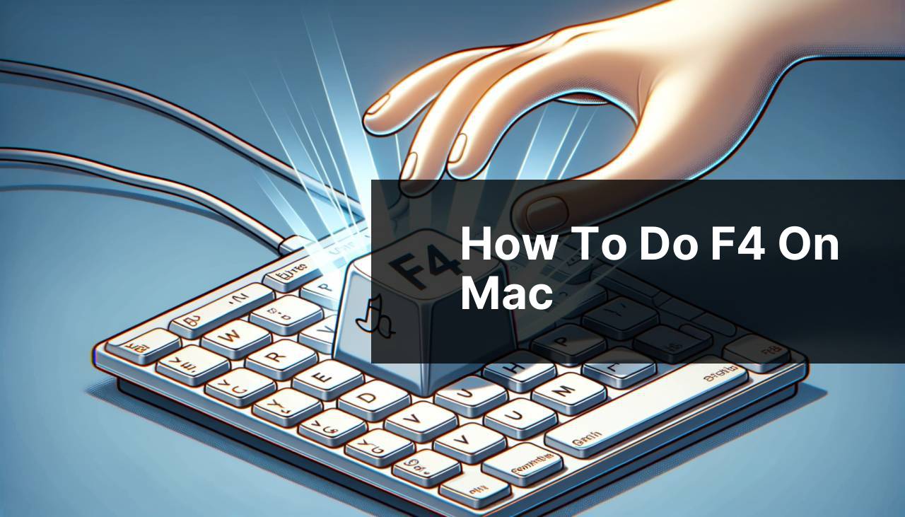 how to do f4 on mac