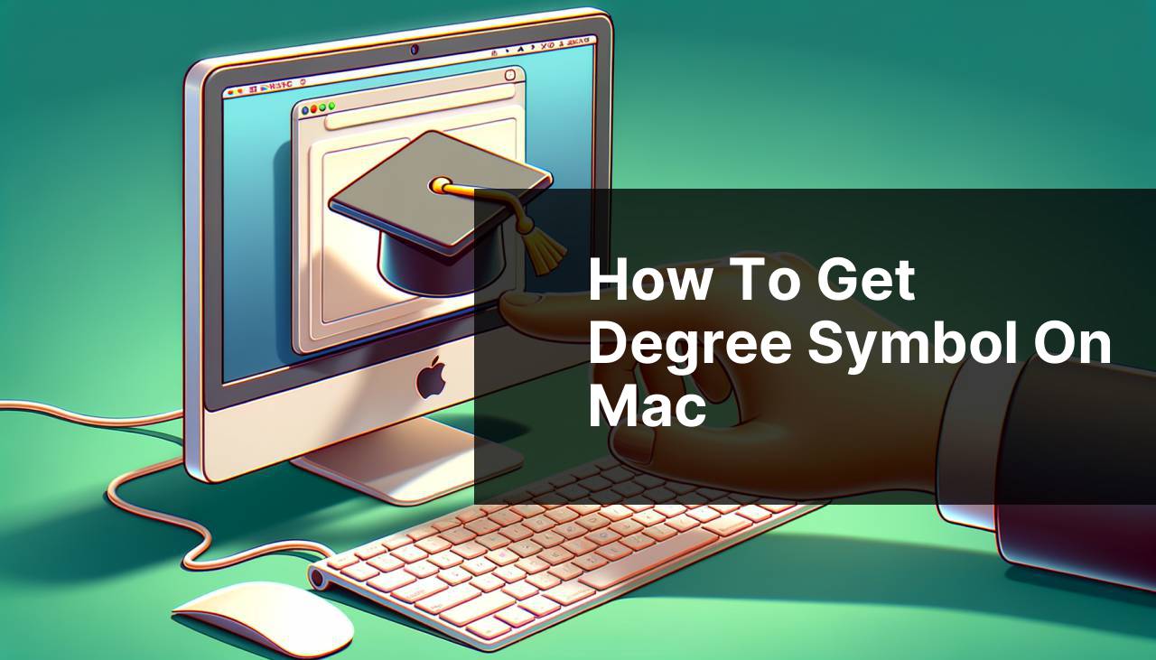 how to get degree symbol on mac