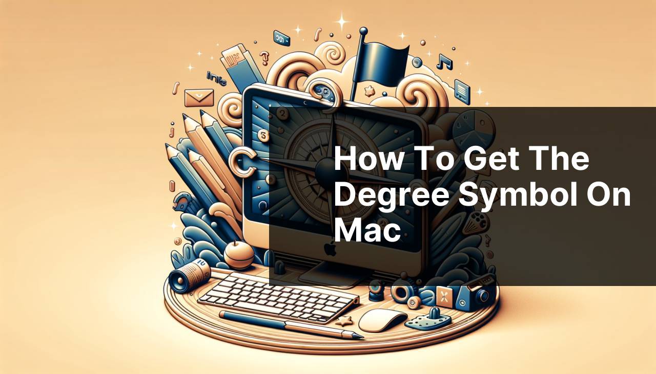 how to get the degree symbol on mac
