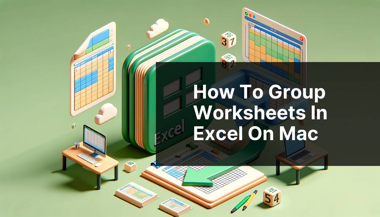 how to group worksheets in excel on mac