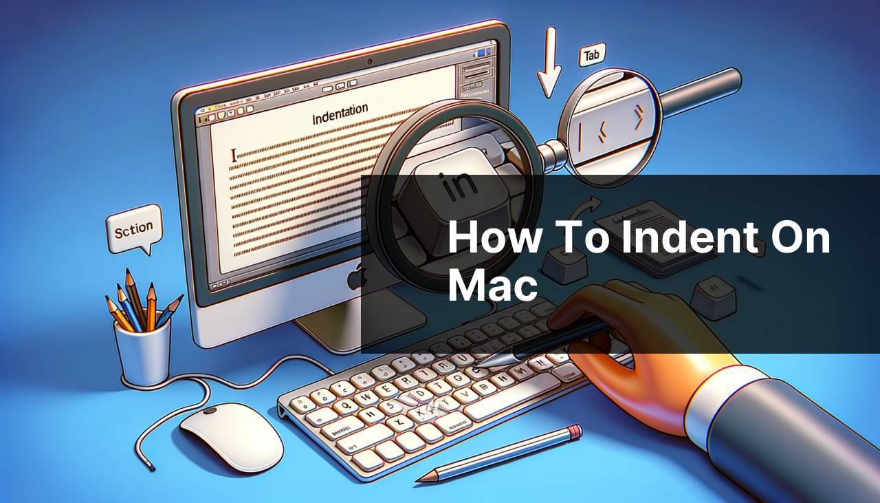 how to indent on mac