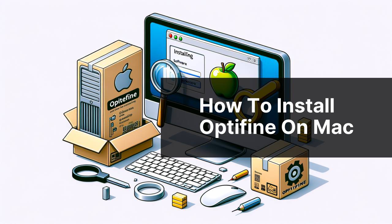 how to install optifine on mac