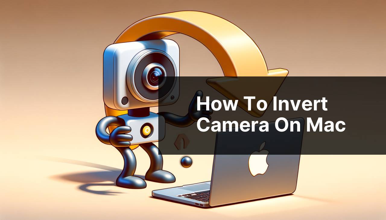 how to invert camera on mac