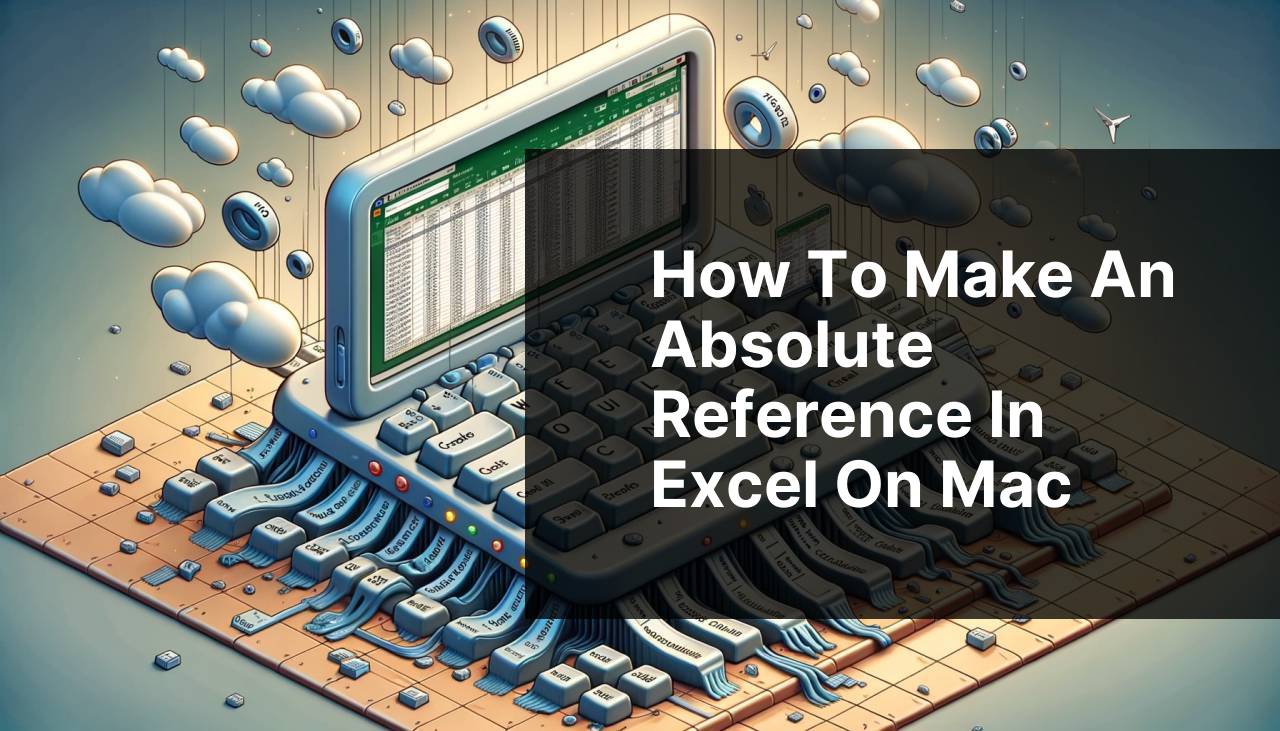 how to make an absolute reference in excel on mac