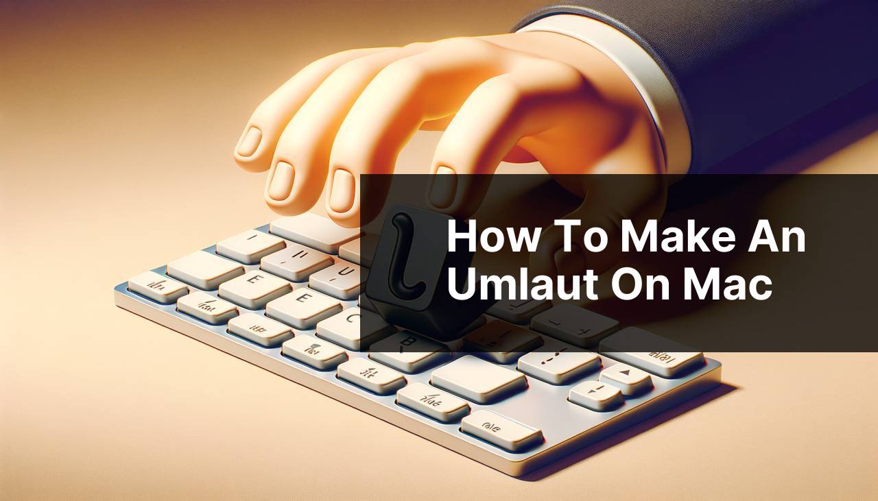 how to make an umlaut on mac
