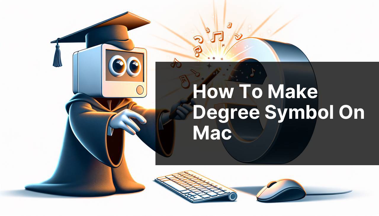 how to make degree symbol on mac
