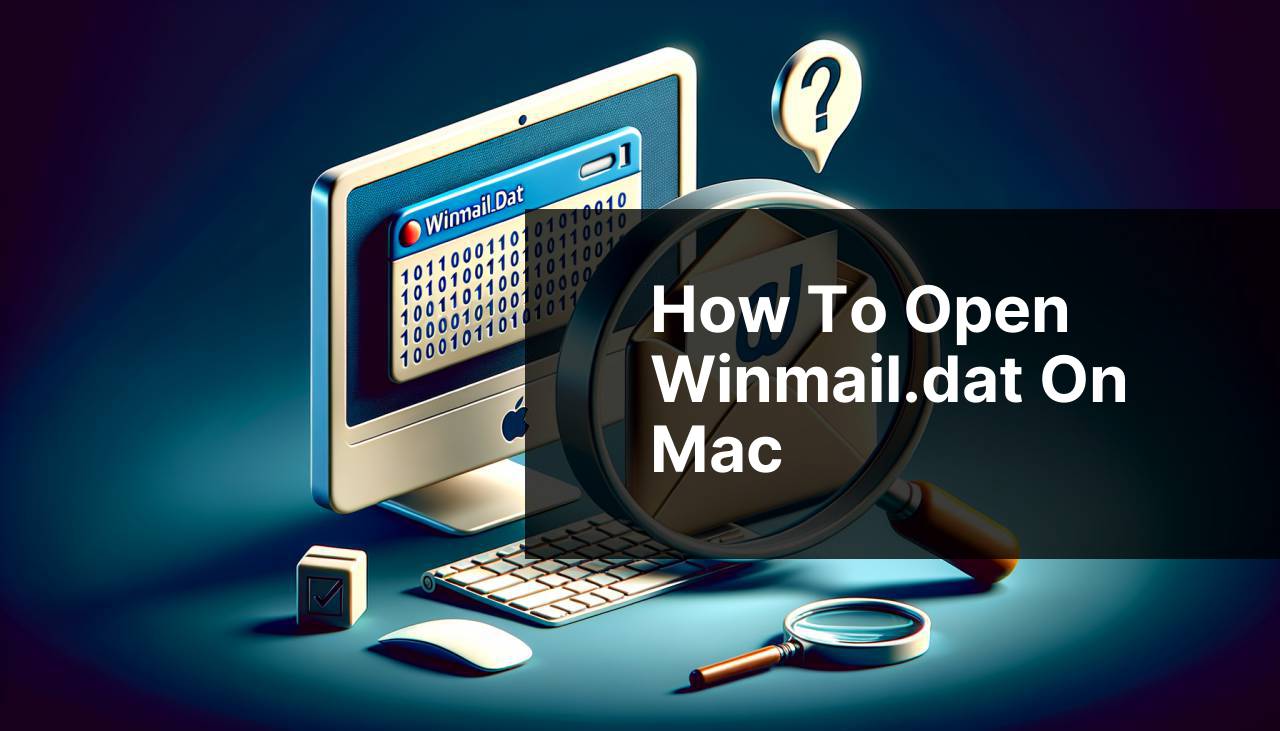 how to open winmail.dat on mac