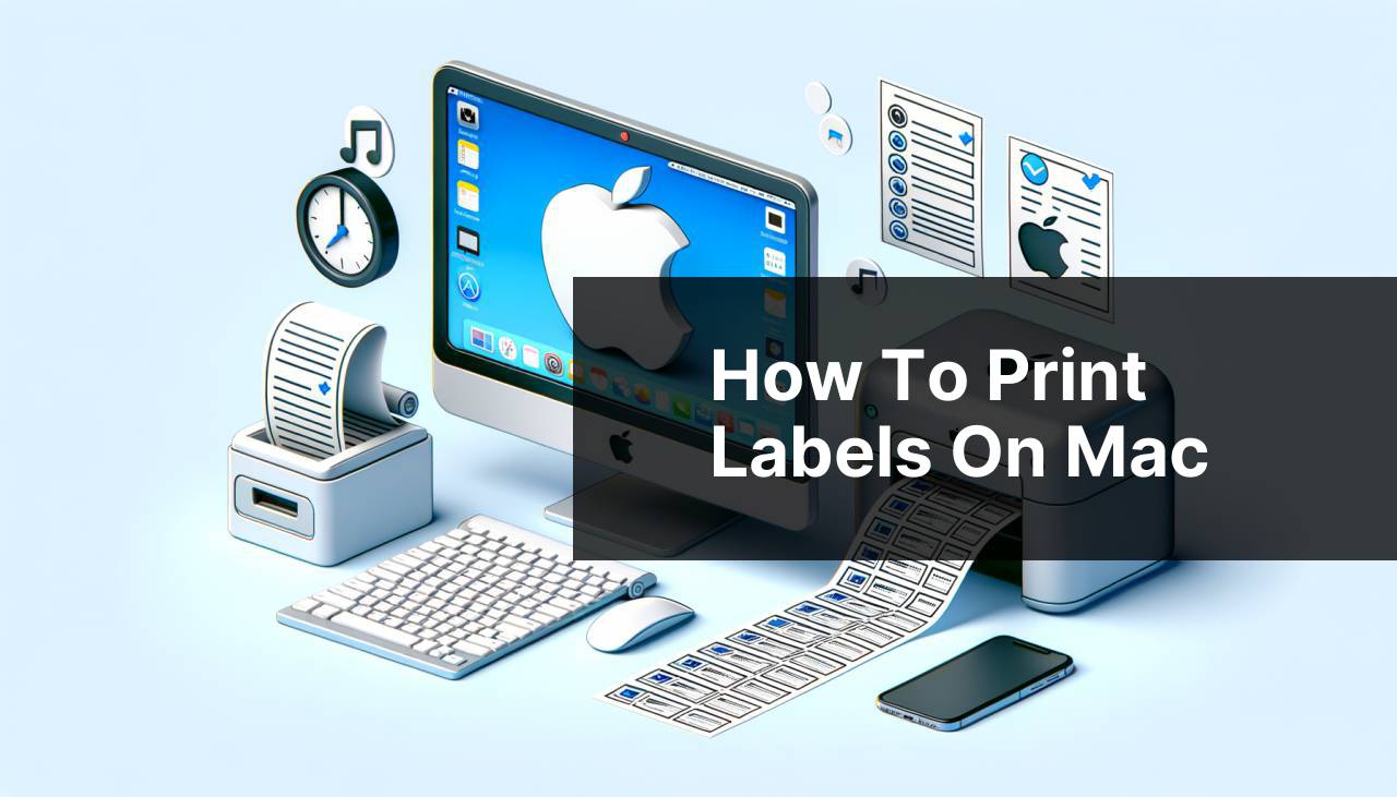 how to print labels on mac