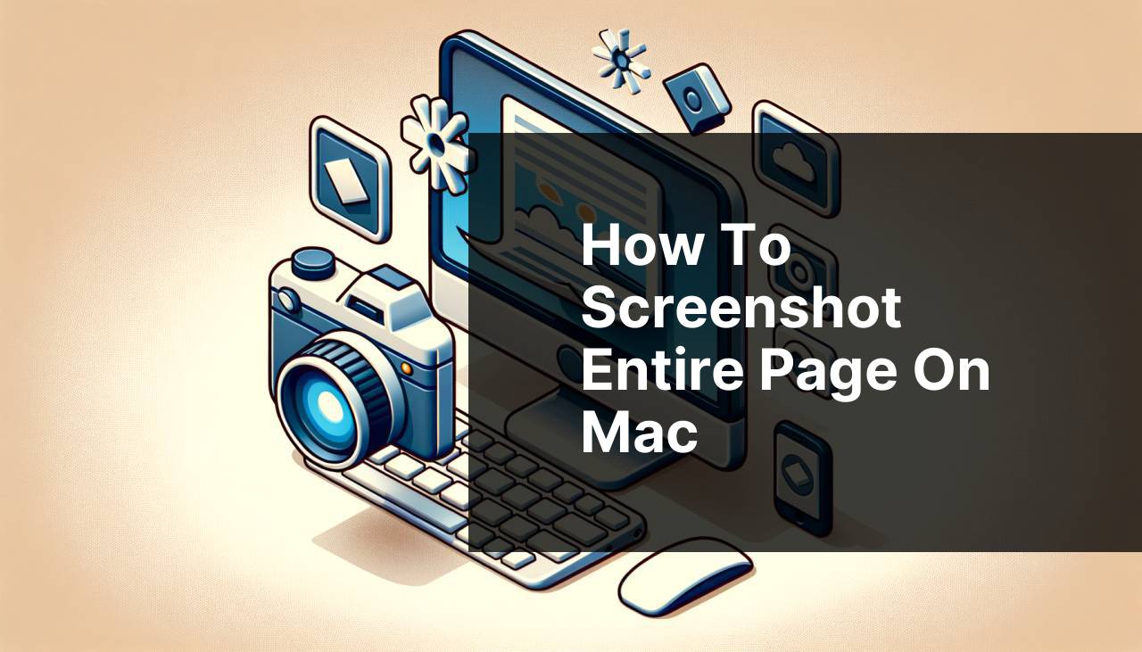 how to screenshot entire page on mac