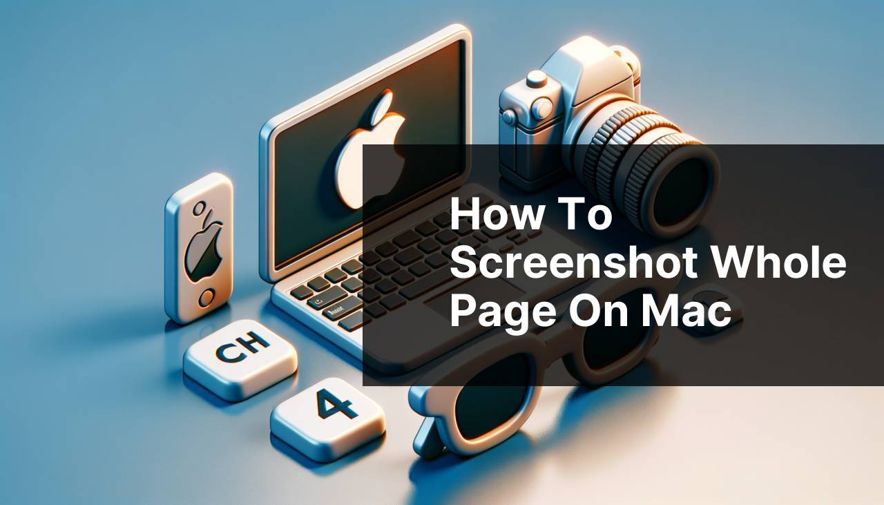 how to screenshot whole page on mac
