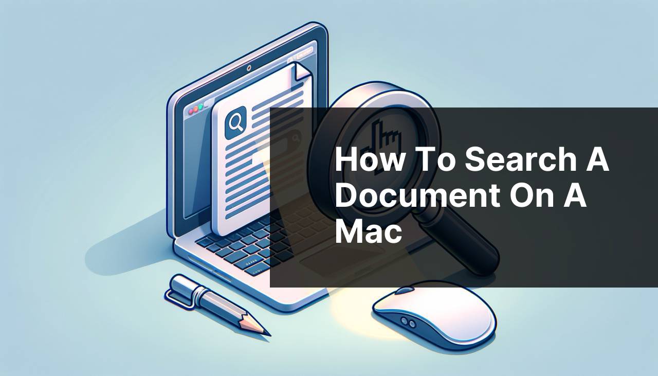 how to search a document on a mac
