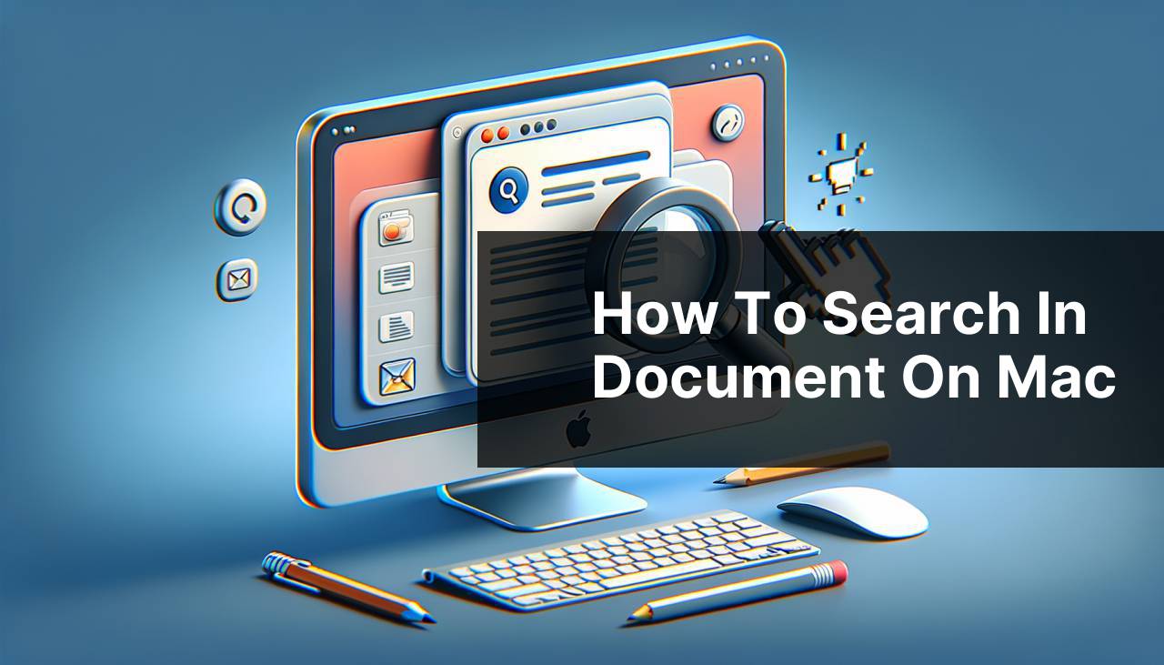 how to search in document on mac