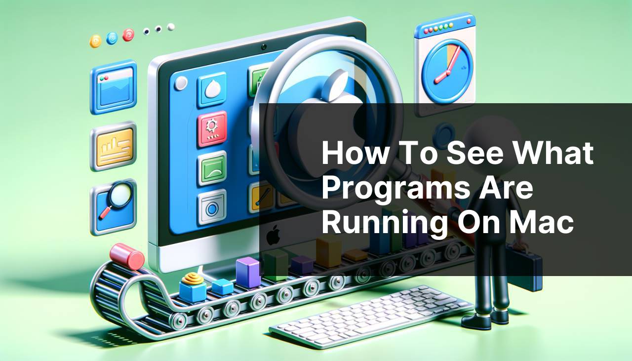 how to see what programs are running on mac